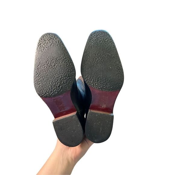 Chellis Dual Tone Leather Riding Boots - Picture 10 of 16